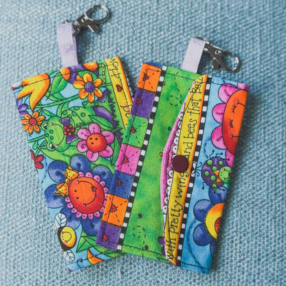 Clip on pouch.